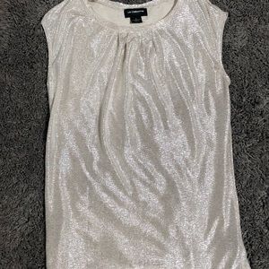 Liz Claiborne metallic tank